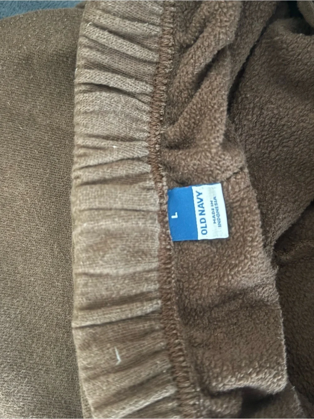 Old Navy Brown Fleece Hooded Jogger Set - Picture 5 of 5